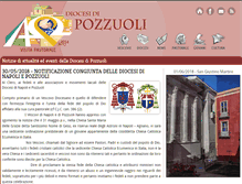 Tablet Screenshot of diocesipozzuoli.org